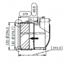 11.5 Inch Cummins ISC And ISL Diesel Oxidation Catalysts With 11.74 Inch Diameter