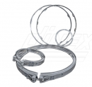 Mack And Volvo 14 3/8 Diameter Stainless Steel Exhaust Clamp And Gasket Kit
