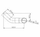 Volvo 25.2 Inch Long And 5 Inch Diameter Replacement Exhaust Pipe For OE 21625281, 23200556, And OTR8CE009