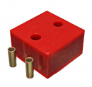 3 Inch By 5 Inch By 5 Inch Two Bolt Bump Stop Pad