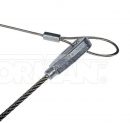 International 1990 To 1997 Heavy Duty 52.5 Inch Hood Restraint Cable