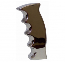 Twisted ShifterZ Solid Billet Chrome Handle - Durable, Stylish Car Accessory