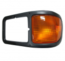 Ford F-650 2000 To 2015 Gray Head Lamp Bezel With Park Lamp