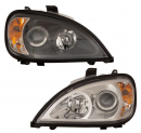 Pair Of Freightliner Columbia 1996 To 2016 Projector Head Lamp Assembly Set