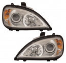 Pair Of Freightliner Columbia 1996 To 2016 Projector Head Lamp Assembly Set