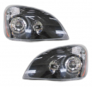 Pair Of Freightliner Cascadia 2008 To 2017 Projector Head Lamps
