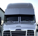Freightliner Cascadia Condo/Mid Roof 18 Inch Drop Visor With Ten 3/4 Inch Light Holes