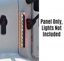 Peterbilt 17 Inch Filter Light Panel With Ten 3/4 Inch Light Holes