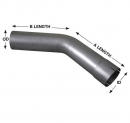 45 Degree 5 Inch OD To 5 Inch ID 15 Inch Length Aluminized Steel Elbow