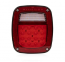 Three Stud LED Box Style Stop / Turn / Tail And Back Up Light With OE-Style 5 Pin Metripack Connector