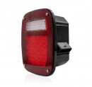 Three Stud LED Box Style Stop / Turn / Tail And Back Up Light With OE-Style 5 Pin Metripack Connector