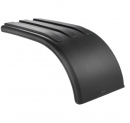 66 Inch Long And 26 Inch Wide Black Poly Half Tandem Fender