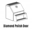 Aluminum Step Box With Diamond Polish Door