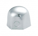 1/2 Inch By 3/8 Inch Chrome Plated Steel Push-On Lug Nut Cover
