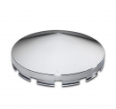 Replacement Pointed Hub Cap For Front Chrome Plastic Axle Cover