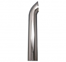 7 Inch OD 96 Inch Long Chrome West Coast Curve Top Stack